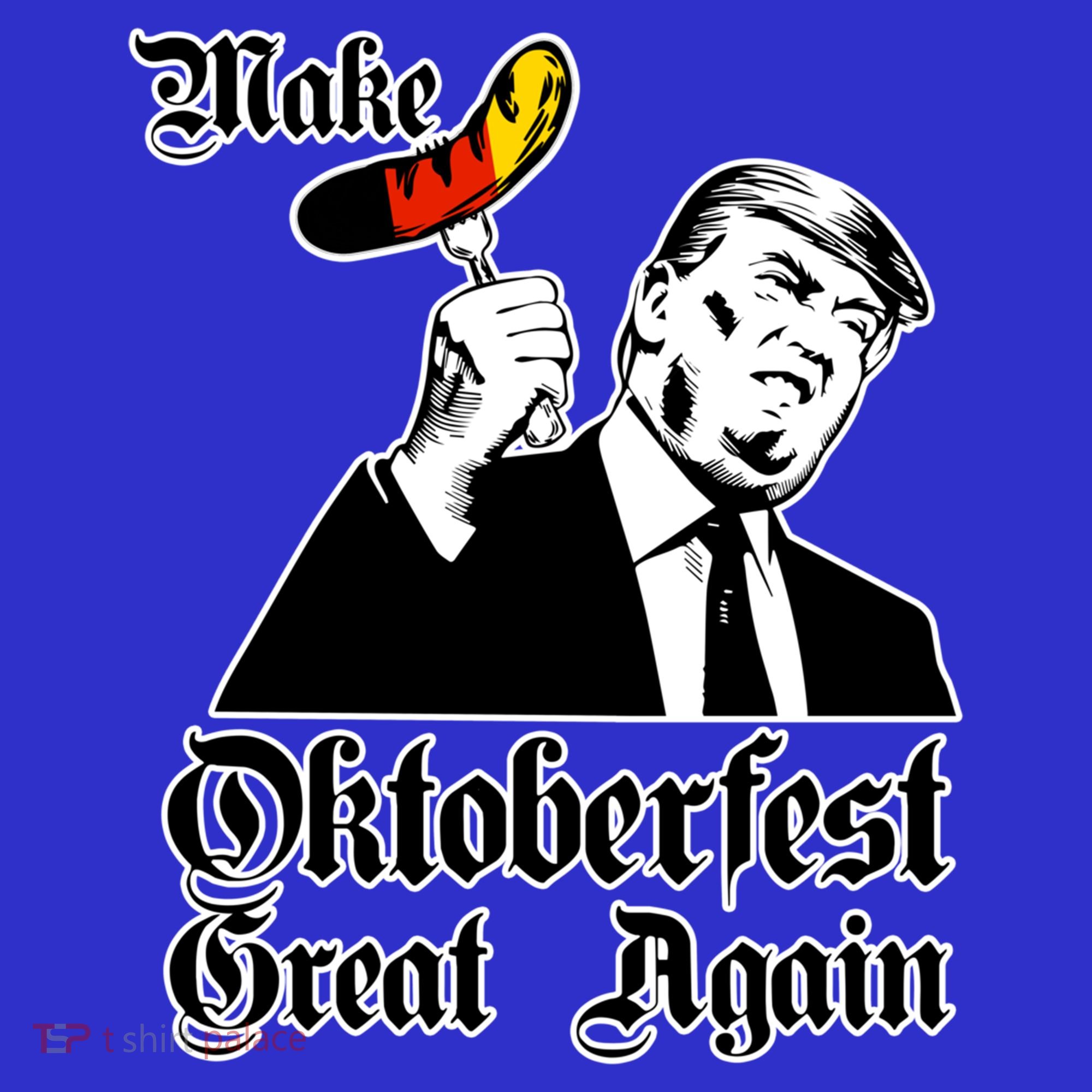Make Oktoberfest Great Again Gery Flag Gift Beer Lovers Gift Hoodie