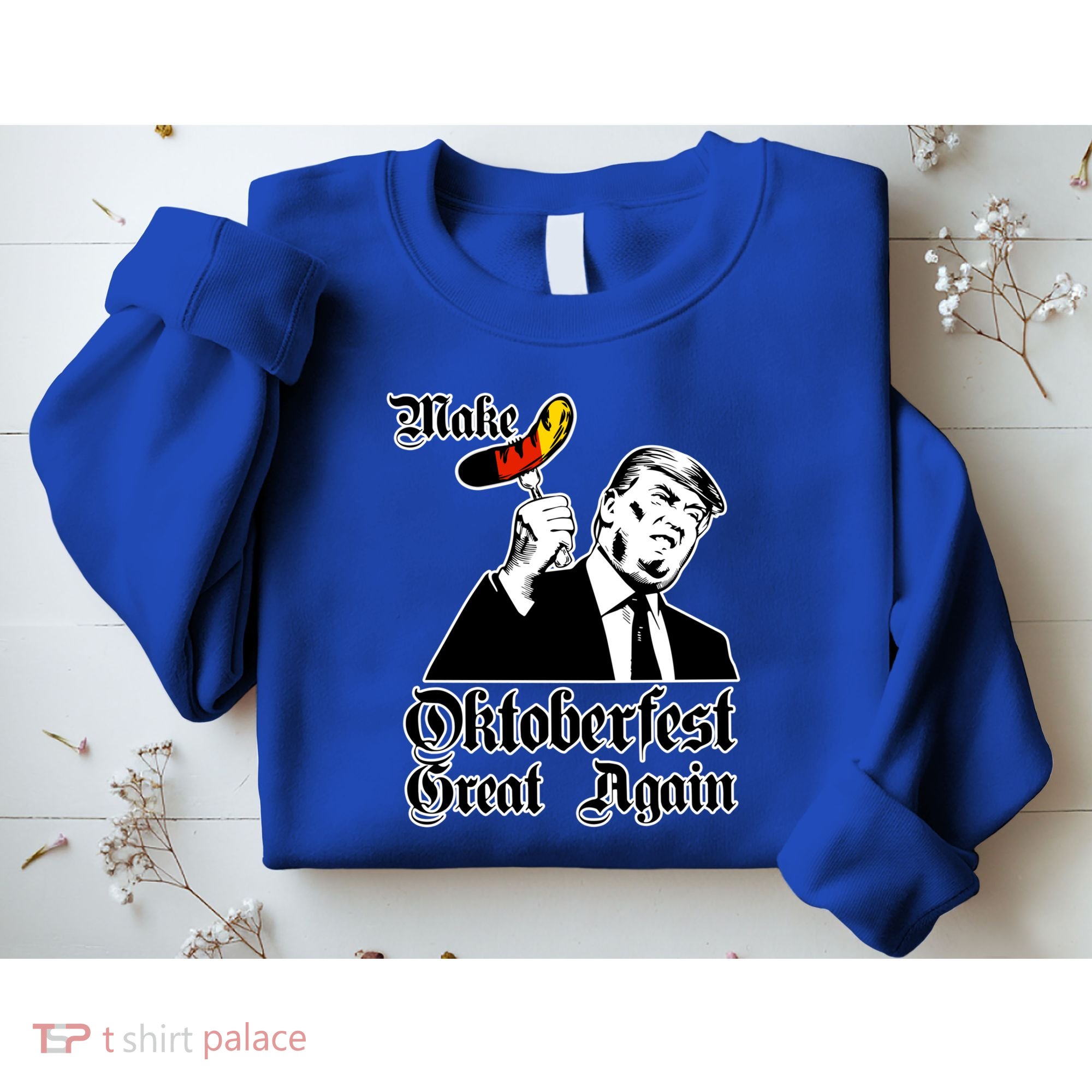 Make Oktoberfest Great Again Gery Flag Gift Beer Lovers Gift Sweatshirt