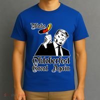 Make Oktoberfest Great Again Gery Flag Gift Beer Lovers Gift T-Shirt thumb 3