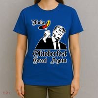 Make Oktoberfest Great Again Gery Flag Gift Beer Lovers Gift T-Shirt thumb 4