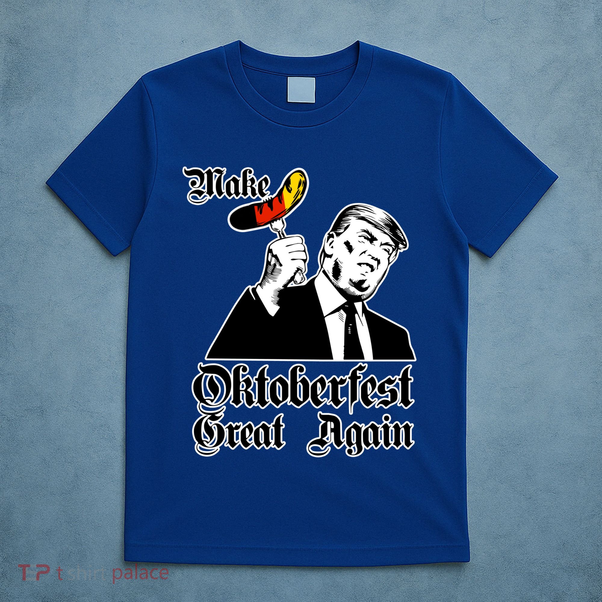 Make Oktoberfest Great Again Gery Flag Gift Beer Lovers Gift T-Shirt