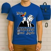 Make Oktoberfest Great Again Gery Flag Gift Beer Lovers Gift T-Shirt thumb 6