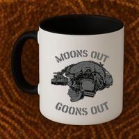 Moons Out Goons Out Skull Helmet Nvgs Military S Gift Coffee Mug thumb 2