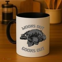 Moons Out Goons Out Skull Helmet Nvgs Military S Gift Coffee Mug thumb 4