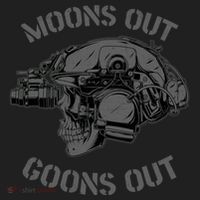 Moons Out Goons Out Skull Helmet Nvgs Military S Gift Beanie thumb 2