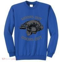 Moons Out Goons Out Skull Helmet Nvgs Military S Gift Sweatshirt thumb 0