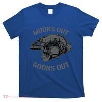 Moons Out Goons Out Skull Helmet Nvgs Military S Gift T-Shirt thumb 0