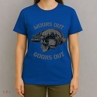 Moons Out Goons Out Skull Helmet Nvgs Military S Gift T-Shirt thumb 4