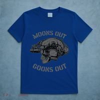 Moons Out Goons Out Skull Helmet Nvgs Military S Gift T-Shirt thumb 5