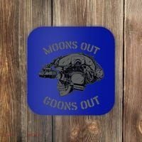 Moons Out Goons Out Skull Helmet Nvgs Military S Gift Coaster thumb 0