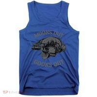 Moons Out Goons Out Skull Helmet Nvgs Military S Gift Tank Top thumb 0