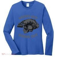 Moons Out Goons Out Skull Helmet Nvgs Military S Gift Women's Long Sleeve Shirt thumb 0