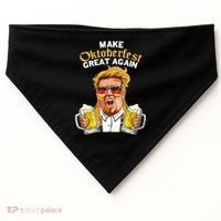 Make Oktoberfest Great Again Funny Trump Beer Mug Meaningful Gift USA-Made Doggie Bandana thumb 0