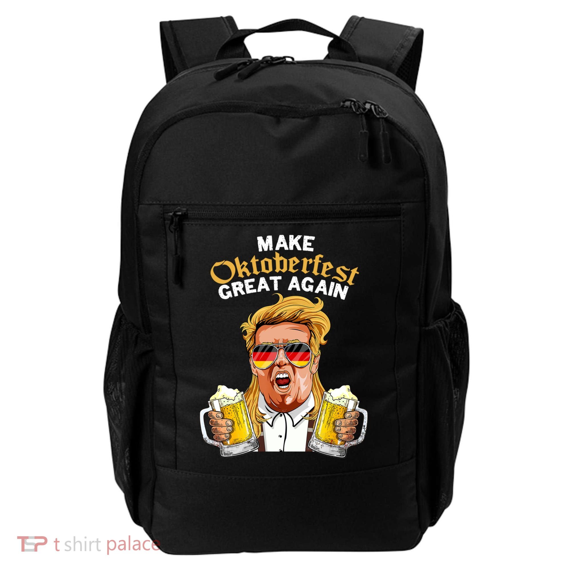 Make Oktoberfest Great Again Funny Trump Beer Mug Meaningful Gift Backpack
