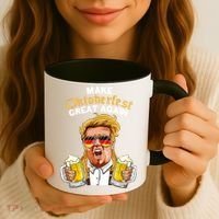 Make Oktoberfest Great Again Funny Trump Beer Mug Meaningful Gift Coffee Mug thumb 3