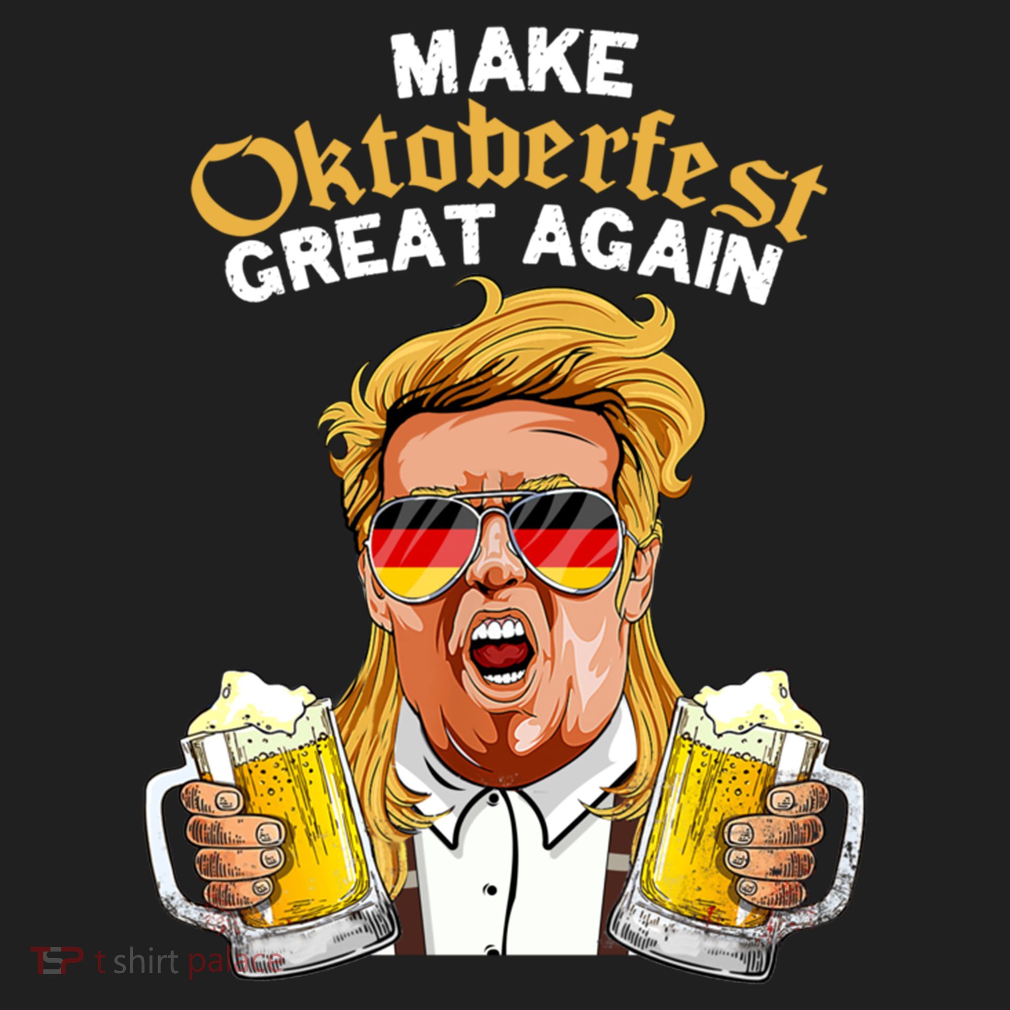 Make Oktoberfest Great Again Funny Trump Beer Mug Meaningful Gift Beanie