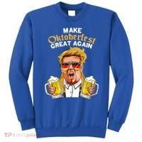 Make Oktoberfest Great Again Funny Trump Beer Mug Meaningful Gift Sweatshirt thumb 0