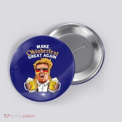 Make Oktoberfest Great Again Funny Trump Beer Mug Meaningful Gift Button