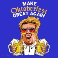 Make Oktoberfest Great Again Funny Trump Beer Mug Meaningful Gift Mousepad thumb 1