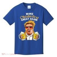 Make Oktoberfest Great Again Funny Trump Beer Mug Meaningful Gift Kids T-Shirt thumb 0
