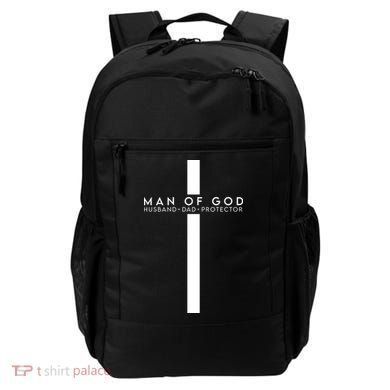 Man Of God Husband Dad Protector Backpack