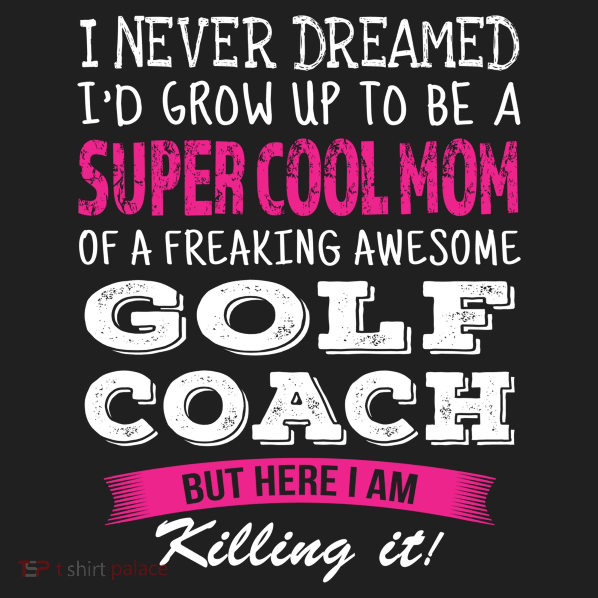 Mom Of Golf Coach Funny I Never Dreamed Cool Gift Beanie