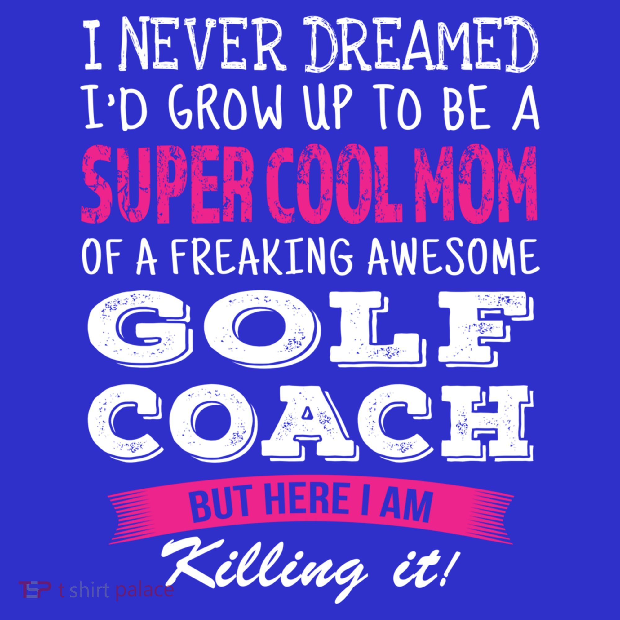 Mom Of Golf Coach Funny I Never Dreamed Cool Gift Mousepad