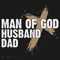 Man Of God Husband Dad Religious Cross FatherS Day Faith Tall Hoodie thumb 2