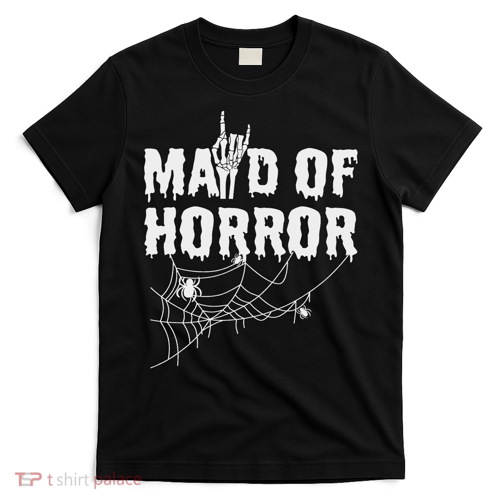 Maid Of Horror Bride Bridesmaid Halloween Bachelorette T-Shirt