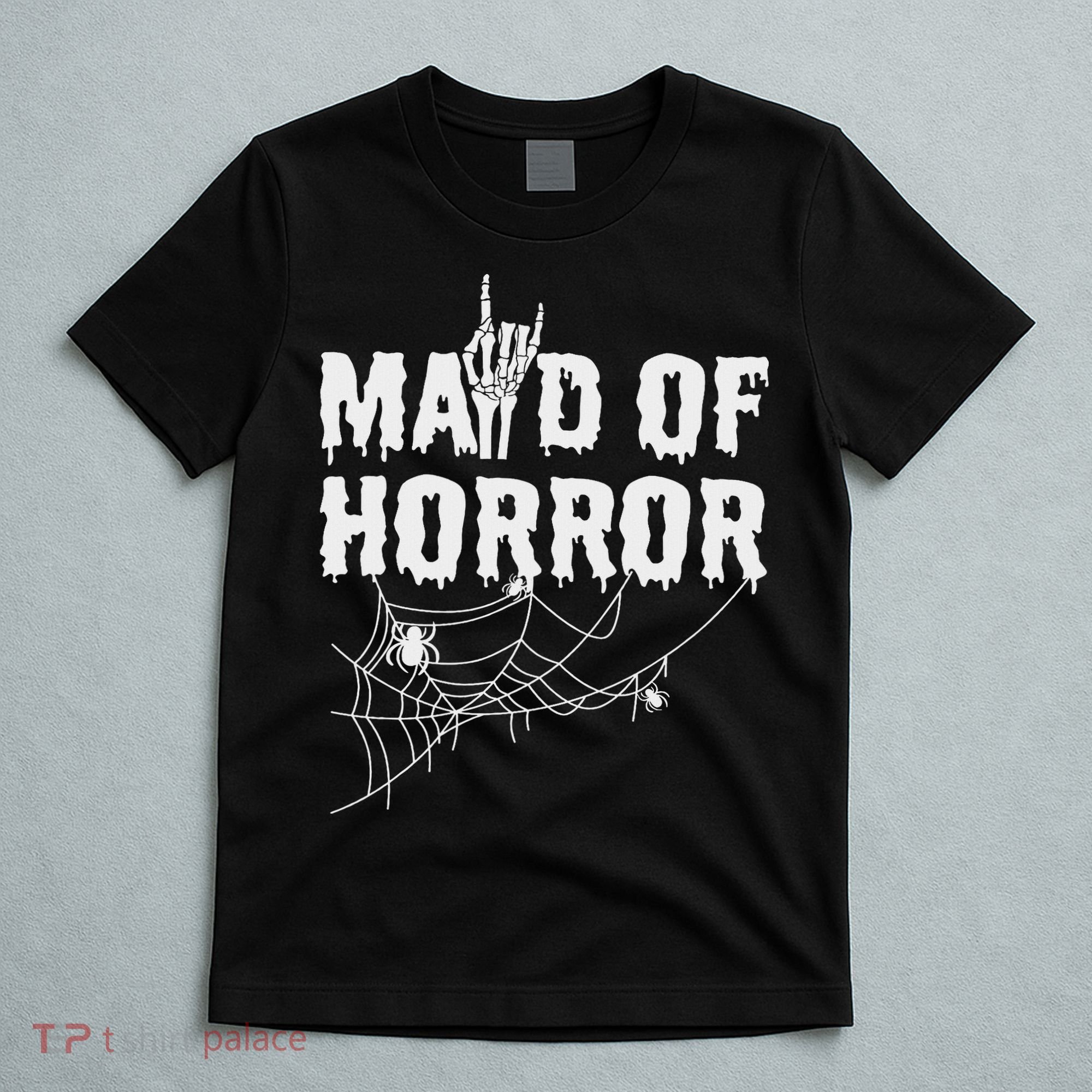 Maid Of Horror Bride Bridesmaid Halloween Bachelorette T-Shirt