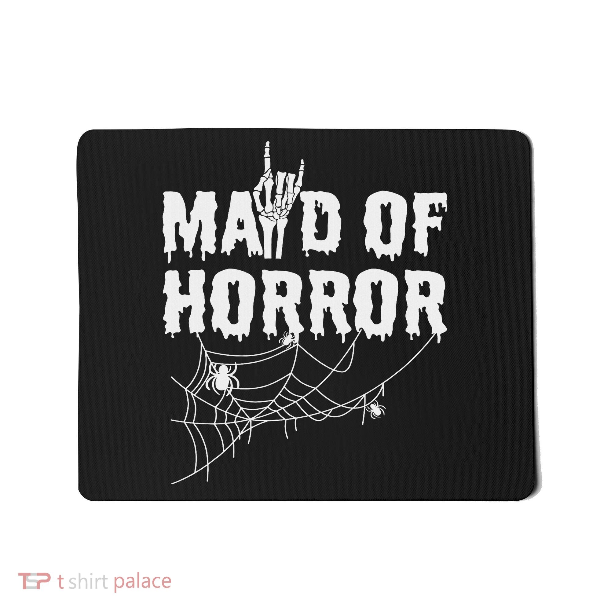 Maid Of Horror Bride Bridesmaid Halloween Bachelorette Mousepad