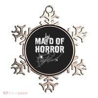 Maid Of Horror Bride Bridesmaid Halloween Bachelorette Ornament thumb 0