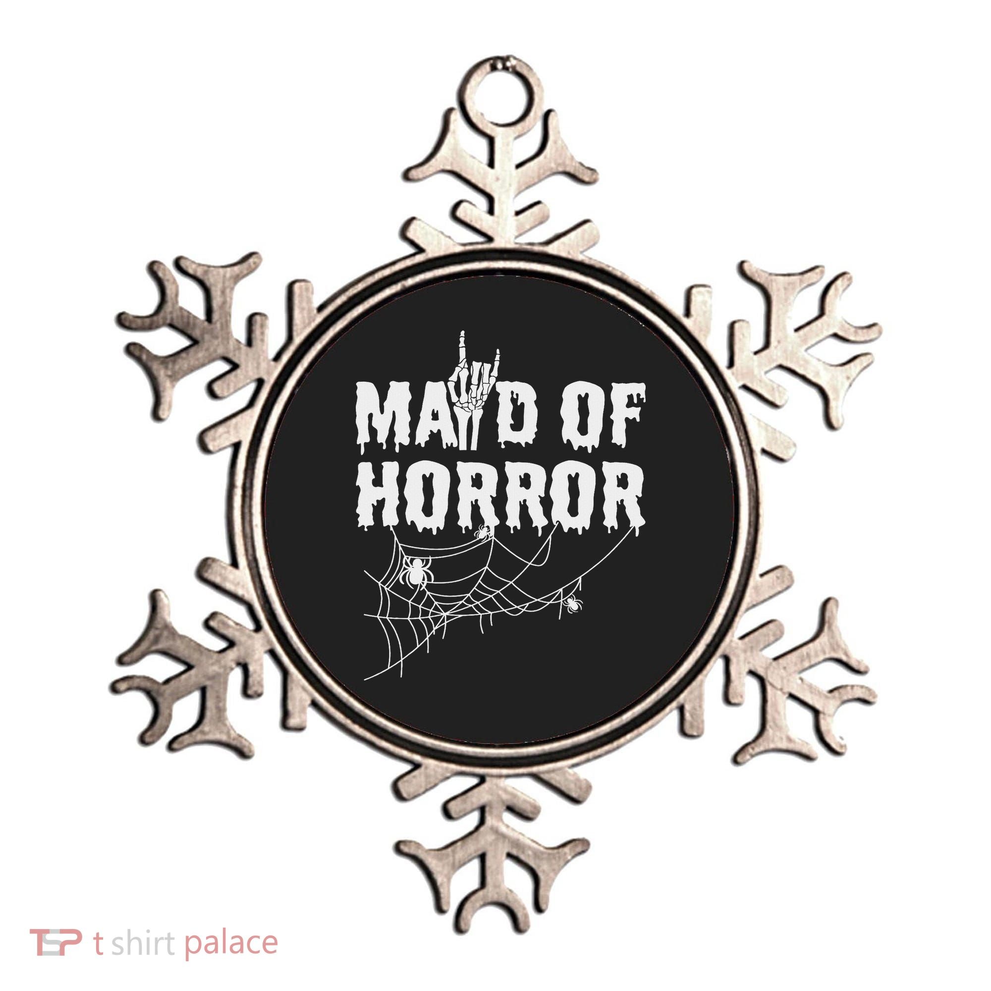 Maid Of Horror Bride Bridesmaid Halloween Bachelorette Ornament