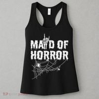 Maid Of Horror Bride Bridesmaid Halloween Bachelorette Women's Tank Top thumb 3