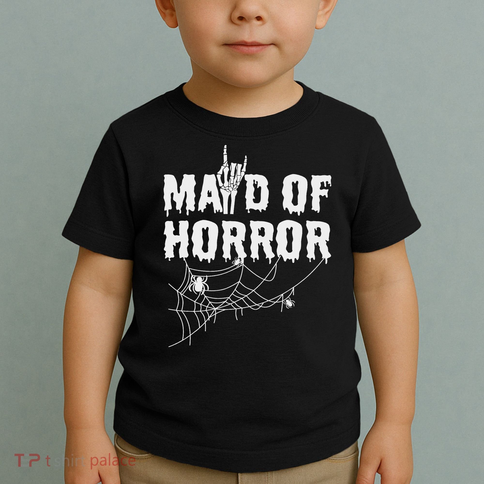 Maid Of Horror Bride Bridesmaid Halloween Bachelorette Toddler T-Shirt