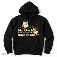 Mr Owl How Many Licks Does It Take Funny Hoodie thumb 0