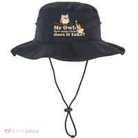 Mr Owl How Many Licks Does It Take Funny Bucket Hat thumb 0