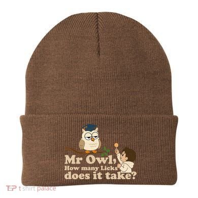 Mr Owl How Many Licks Does It Take Funny Beanie