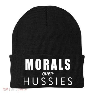 Morals Over Hussies Beanie