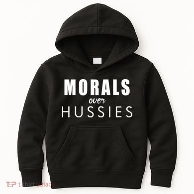 Morals Over Hussies Kids Hoodie