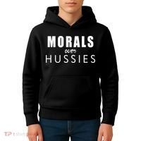 Morals Over Hussies Kids Hoodie thumb 4