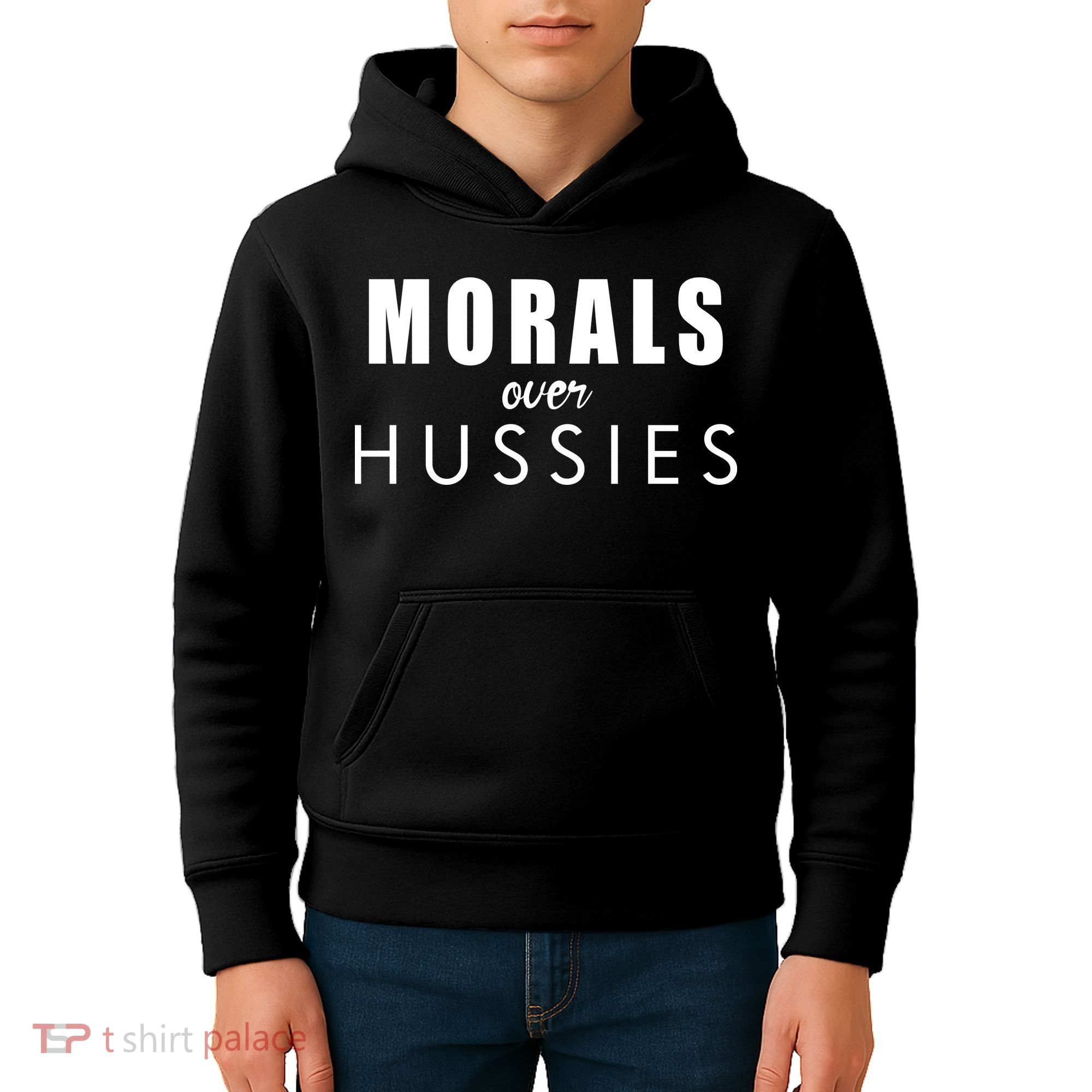 Morals Over Hussies Kids Hoodie