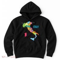 Map Of Italy Hoodie thumb 0