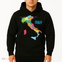 Map Of Italy Hoodie thumb 2
