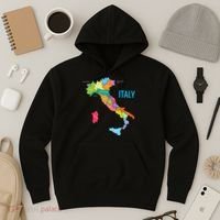 Map Of Italy Hoodie thumb 3