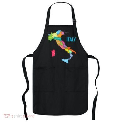 Map Of Italy Apron