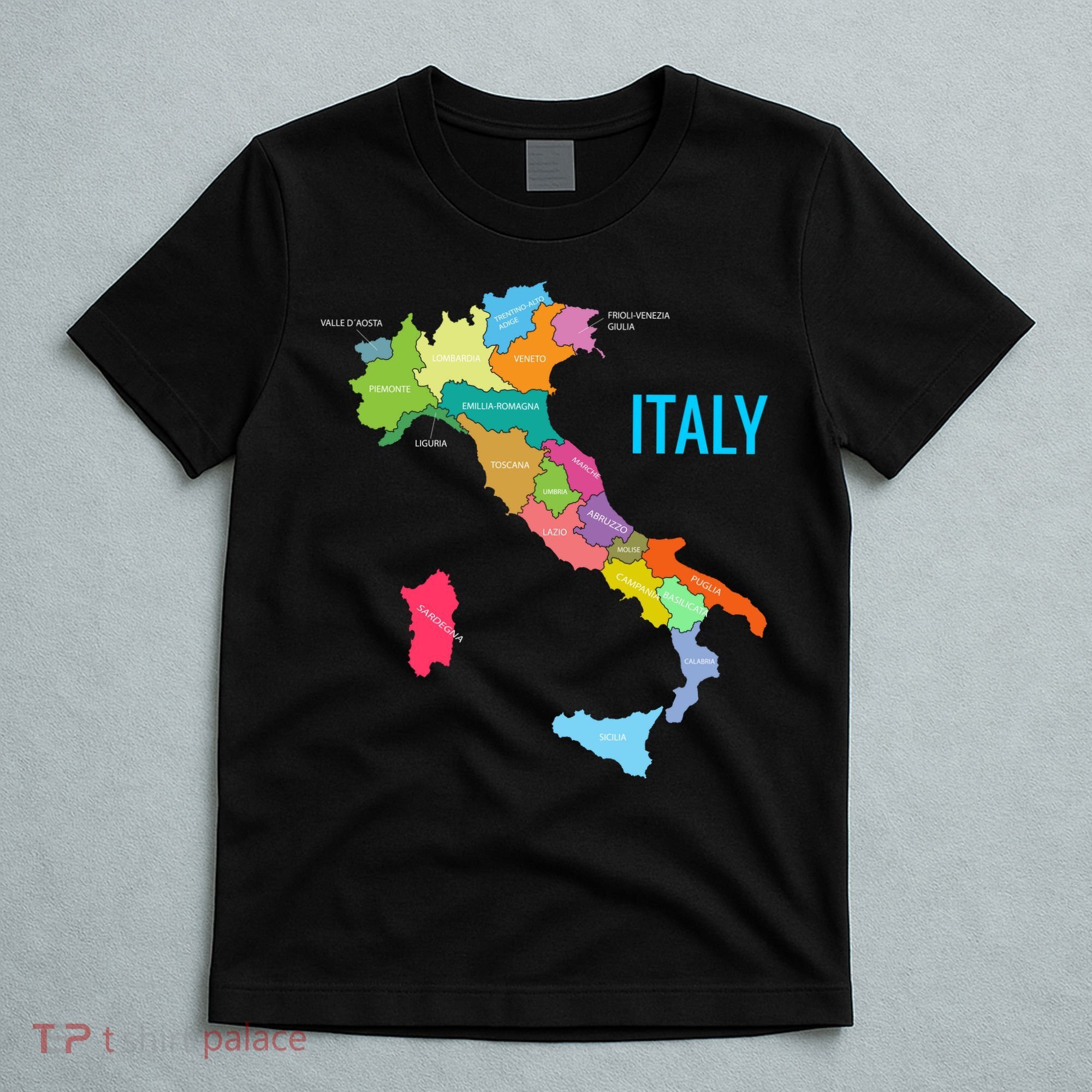 Map Of Italy T-Shirt