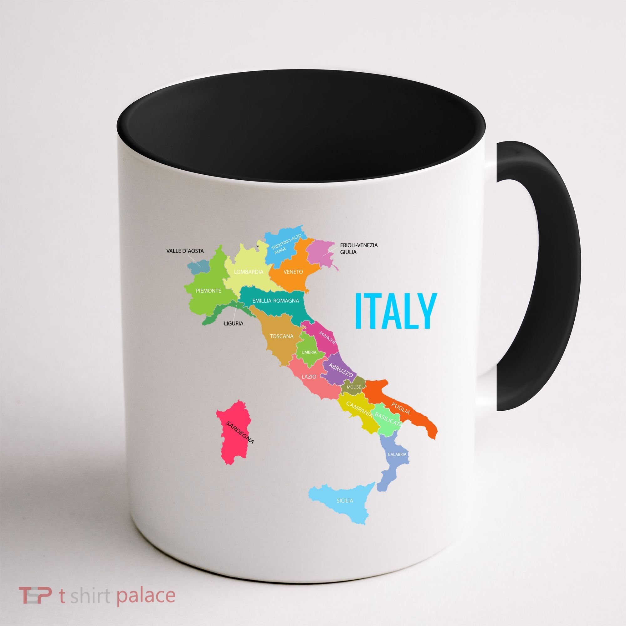 Map Of Italy Coffee Mug
