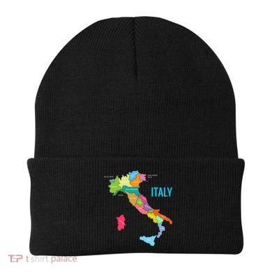 Map Of Italy Beanie