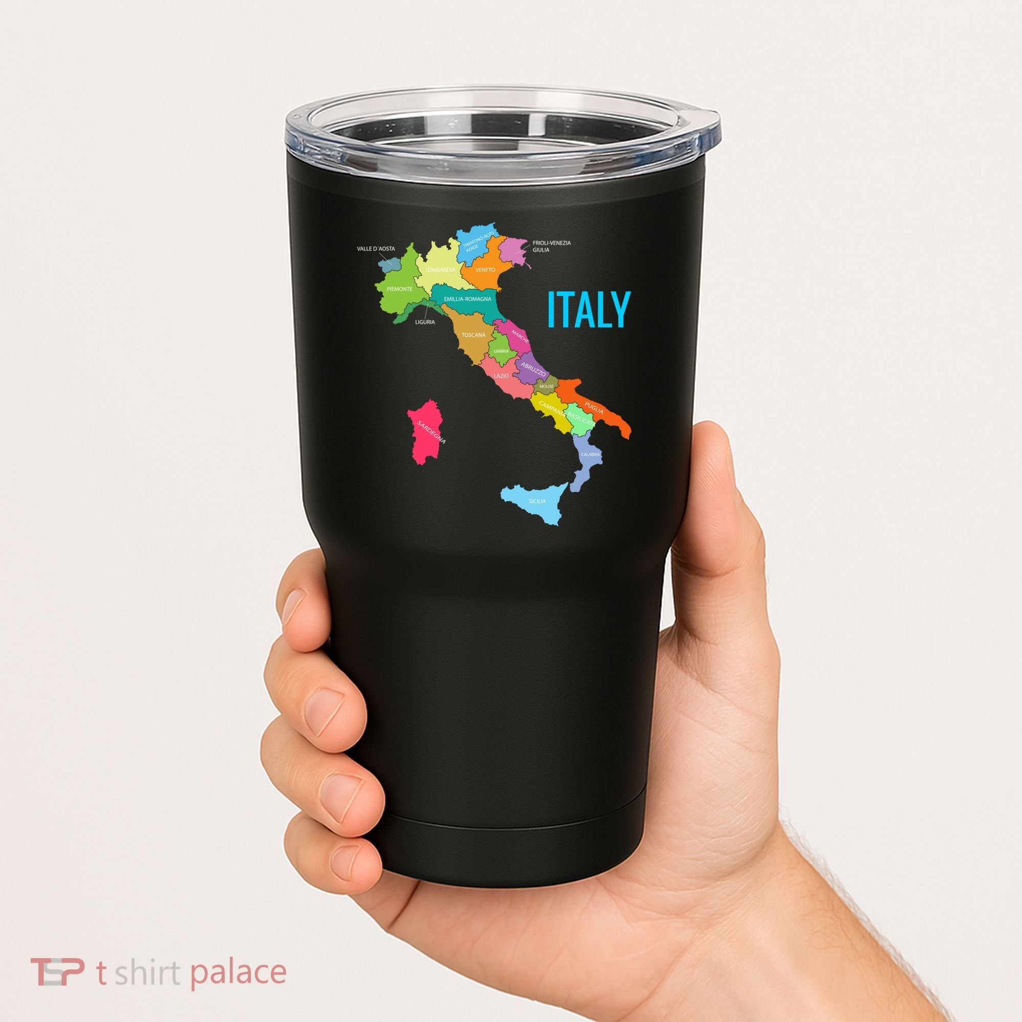 Map Of Italy Tumbler